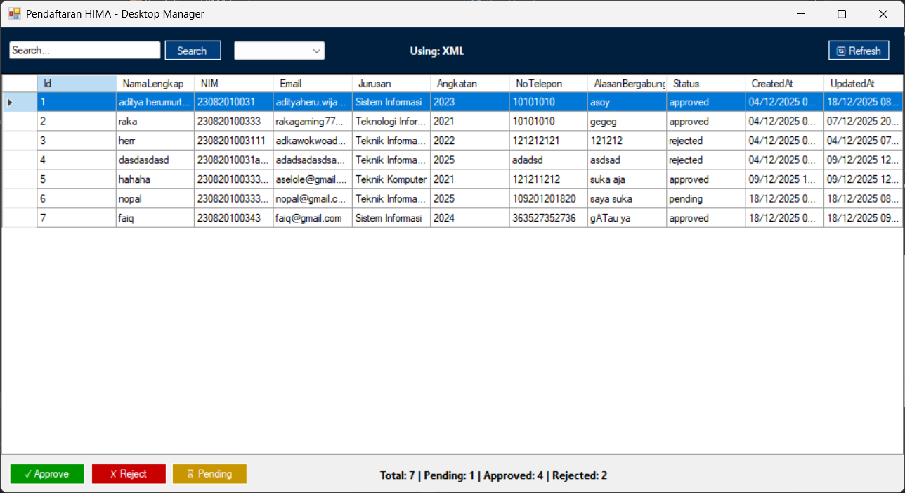HIMA Desktop Manager